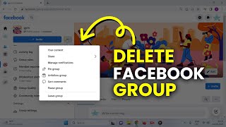 How to Delete a FaceBook Group Permanently Delete FB Group [upl. by Helga]