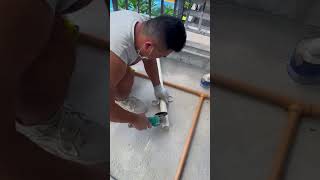 Balcony basin drain line installation method😲😲plumbing basindrainpvcpipe [upl. by Nafis540]