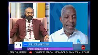 Interview with Nigel Cassimire and Tariq Mohammed on CNC3 to discuss CTU ICT Week 2024 [upl. by Apgar]