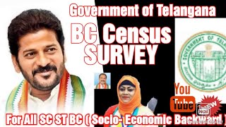 BC Census Survey 2024 news inc rahulgandhi cm inc5000list cmrevanthreddy [upl. by Archy673]