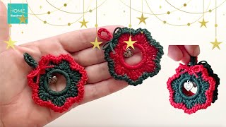 Ornamentos Navideños a crochet  Handwork Diy [upl. by Sine]