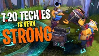 Techies is STRONG in 720  DotA 2 [upl. by Gustavo]