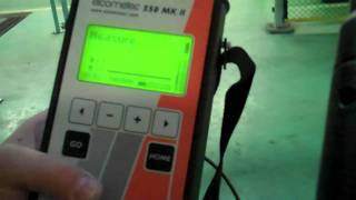 Elcometer 550 at a stabilizer bar manufacturer [upl. by Inaluiak]