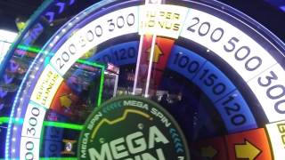 Mega Spin Arcade Game Big Winner At Round1 in Taunton MA [upl. by Chandler573]