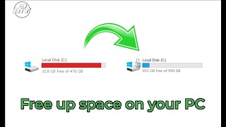 Free up space on your PC EASY [upl. by Aicirtel]