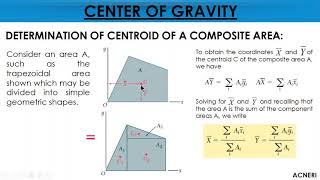 CENTROIDS by COMPOSITE AREA METHOD BESFREN JOHNY [upl. by Leay818]