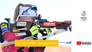 Poursuite Femme  Ruhpolding 2022 🇩🇪 [upl. by Melia]