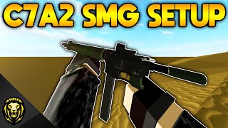 NEW C7A2 SMG SETUP  Phantom Forces Roblox [upl. by Janette]