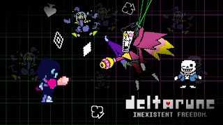 Deltarune Inexistent Freedom  Fight Showcase [upl. by Eliath]