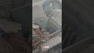 Jaw Crusher Crushing Rocks into Pieces  POWERFUL Stone Breaking Process shorts [upl. by Gazo]