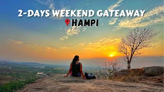 HAMPI  2 Days Weekend Itinerary  A Complete Guide  Things to do in 2023  Under Rs7000 [upl. by Aynor668]