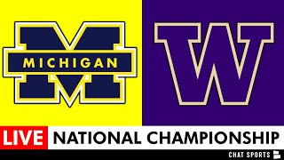 Michigan vs Washington Live Streaming Scoreboard Highlights 2024 CFP Championship Game On ESPN [upl. by Mir]