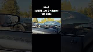 2019 BMW M5 Stage 2 vs 2019 Hellcat Redeye intake only [upl. by Atidnan698]