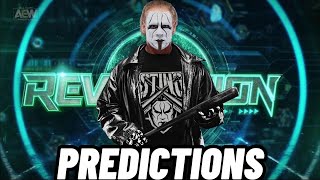 AEW REVOLUTION PREDICTIONS [upl. by Nevah691]