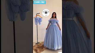 6 style gown 2999rs only viral shorts dress trendingreels gowncollection fashiondesigner gown [upl. by Lemej]