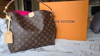 louis vuitton Graceful PM review🥰 Y Que traigo en mi bolso 👜 💕 ♥️what is in my bag [upl. by Rahmann172]