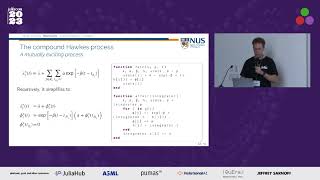 Extending JumpProcessesjl for Fast Point Process Simulation  Guilherme Zagatti  JuliaCon 2023 [upl. by Anitsirhcairam432]