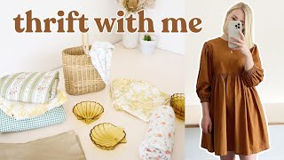 First Thrift Shop of 2022  Best Fabric Find  Thrift With Me [upl. by Odawa]