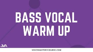 BASS VOCAL WARM UP [upl. by Intisar]