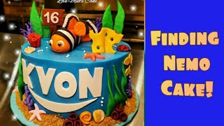 NEMO cake tutorial Underwater Sea theme [upl. by Ekez]