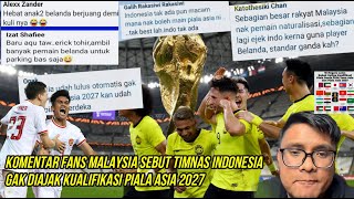 Komentar mendncukkan Fans Malaysia Timnas indonesia Gak diajak kualifikasi piala asia Katanya [upl. by Acul]