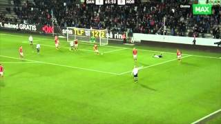 Mats Dæhli vs Denmark  NT debut 2013 [upl. by Rehpotsrhc708]