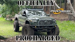 Tacoma ProCharger Install [upl. by Edorej]