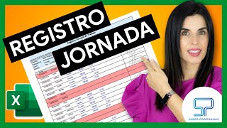 ✅ Plantilla automatizada REGISTRO de JORNADA LABORAL en Excel [upl. by Jozef971]