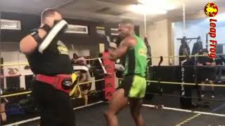 Anthony Kannike is well balance Muay Thai fighter from The Knowlesy Academy [upl. by Ahsirkal]