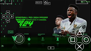 EA SPORTS FC 24 PPSSPP MOD ENGLISH VERSION LATEST UPDATE PES 2024 PSP CAMERA PS5 JR 21 [upl. by Gravante]