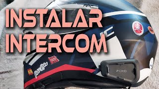 Como instalar intercomunicador en tu casco CARDO SPIRIT duo [upl. by Nickey]