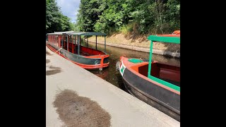 Llangollen Horse Drawn Canal Boat Trip [upl. by Parcel]