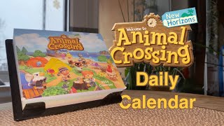 Animal Crossing DaytoDay Calendar in 2024 📅  Unboxing and overview [upl. by Hgielac220]