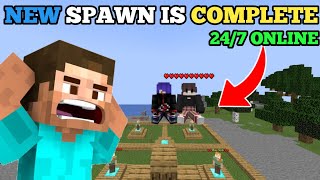 New Spawn Is Complete  247 Online Server  Join Now  120  MINEORE [upl. by Ahsiliw]