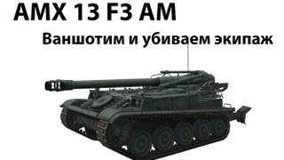 AMX 13 F3 AM  Ваншотим и убиваем экипаж [upl. by Whitelaw]