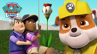 Pups save the Chicken Tulip for Mayor Goodway and Helga Humdinger  PAW Patrol Cartoon Compilation [upl. by Constantina]