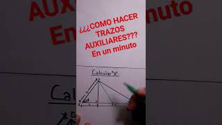 Ejercicio de geometría triangulo geometria cuadrilátero geometria geometry congruencia [upl. by Aicilaana]