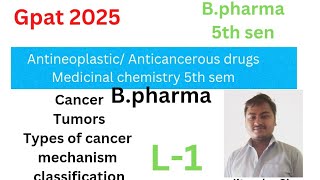 AntineoplasticAnticancerous drugs medicinal chemistry 5th sem [upl. by Gilly]