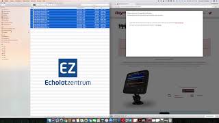 Service Video Wie man ein Raymarine Dragonfly Echolot updated  Echolotzentrumde [upl. by Mashe]