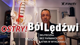 💥Ból pleców kręgosłupa w odcinku lędźwiowym 💥Rwa Kulszowa STAN OSTRY [upl. by Elraet487]