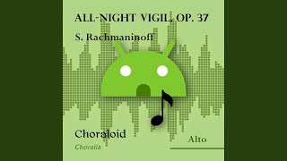 Allnight vigil op 37 6 Bogoroditse Devo alto II Voice with metronome [upl. by Horick]