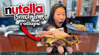 Lets make Nutella French toast Rollups [upl. by Elleniad184]