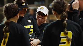 Mizzou Softball  Mary Nutter Cinematic Recap  22424 [upl. by Mchale]