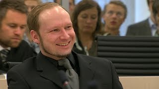 BREIVIK LER I RETTEN [upl. by Ayamat]