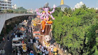 Big Ganesh shobha Yatra 2024  Ganesh nimajjanam 2024 tank bund  Hyderabad Ganesh visarjan 2024 [upl. by Oilalue259]