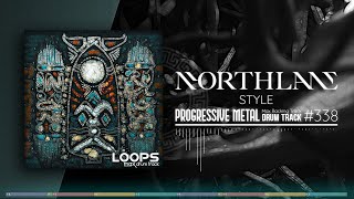 Progressive Metal Drum Track  Northlane Style  110 bpm [upl. by Icak]