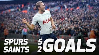 GOALS  Spurs 52 Southampton [upl. by Ylhsa237]