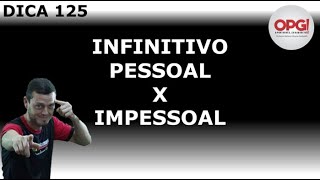 Infinitivo pessoal x impessoal [upl. by Akelam586]