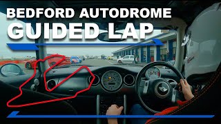 Bedford Autodrome  Guided Lap of the GT Circuit [upl. by Ellehc]