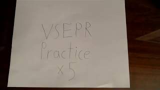 VSEPR Practice Problems [upl. by Yelsel]